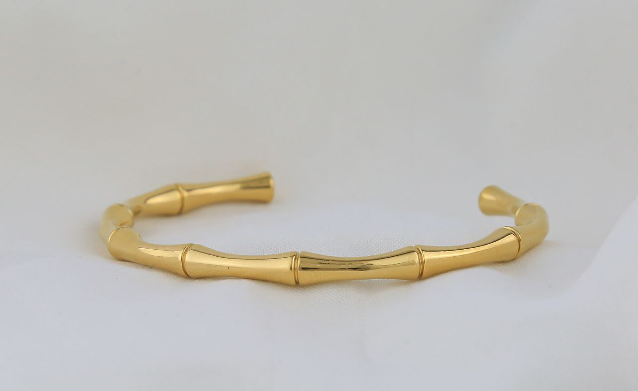 Stainless Steel Knot Bow Cuff Bracelet