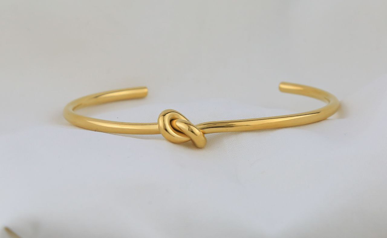 Stainless Steel Bow Bracelet