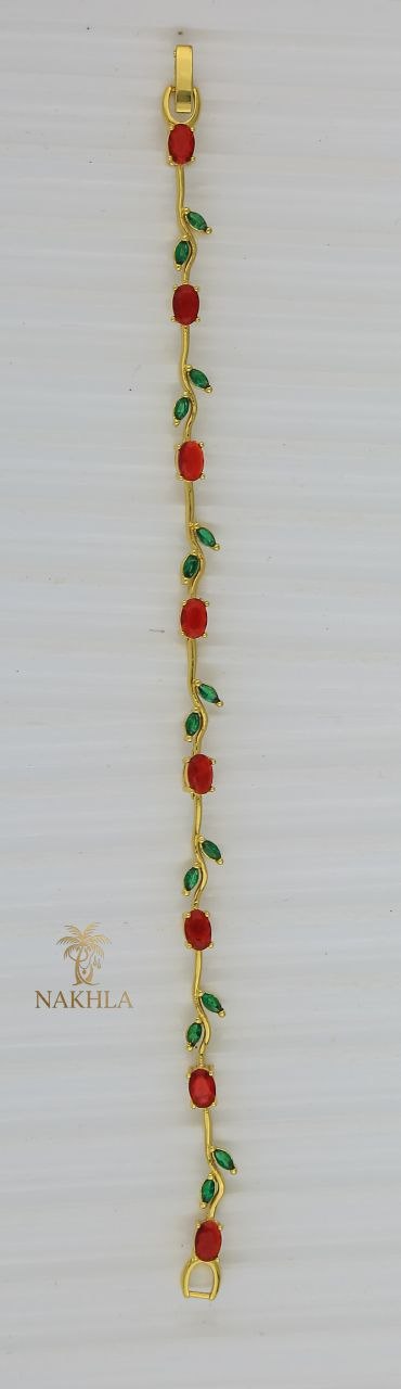 Gold-Plated Tulip Bracelet