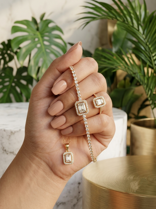 Elegant Crystal Set ✨